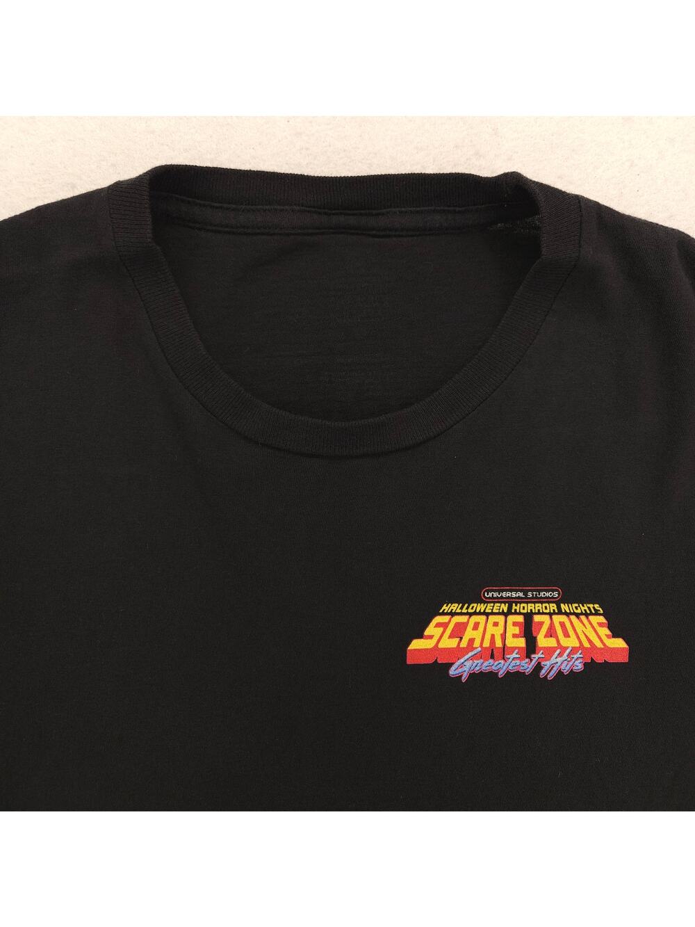 Universal Studios Crew Neck Graphic Short Sleeve Shirt Adult Mens Size S Black